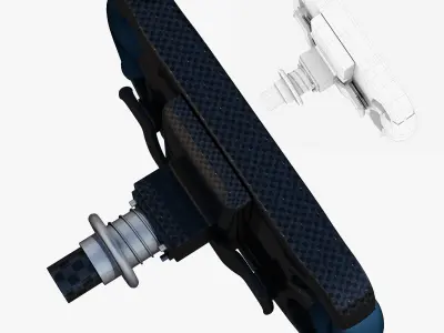 VJM09 Steering Wheel Low-poly 3D model