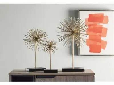 Langley Street Johanna 3 Piece Metal 3D Star Sculpture Free 3D model