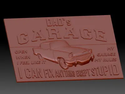 Garage 3D print model
