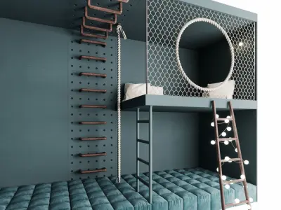 playroom for a child 3D model