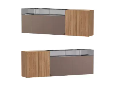 36e8 Glass Sideboard 3D model