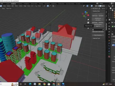 building  Low-poly 3D model