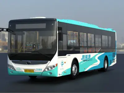 YUTONG ZK6125CHEVNPG21 bus 3D model