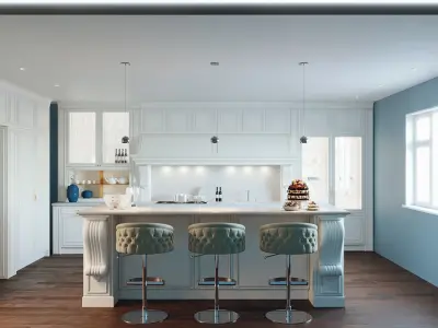 American Kitchen 3D model