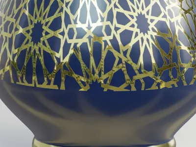 Turkish Porcelain Mug 3D model