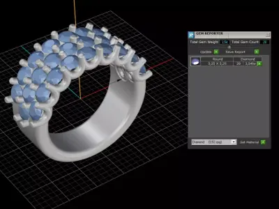 ring woman  3D print model buy