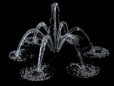 Fountain Water 3D model