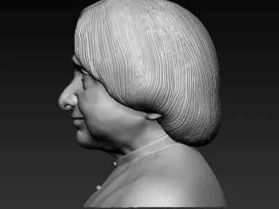 Dr A P J Abdul Kalam 3D Printable Model  3D print model