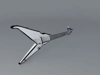 Mark Wood 7 string electric violin Free 3D model