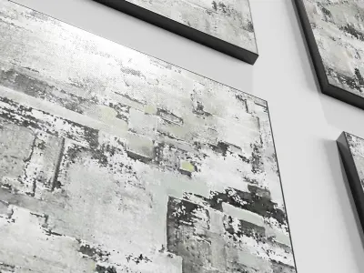 Abstract Wall Art 02 Low-poly 3D model