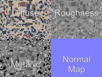 Whimsical Hospital Building model pack Low-poly 3D model