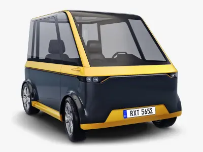 Generic Compact City Car v 1 3D model