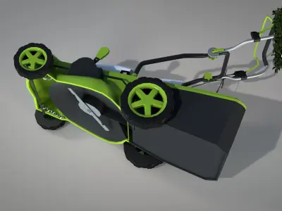 Garden Lawn Mower 3D model