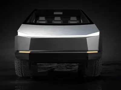 Tesla Cybertruck 3d model Low-poly 3D model