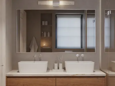  Realistic interior scene 3D model 3D model