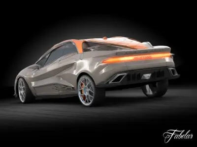 Bertone Nuccio concept 3D model
