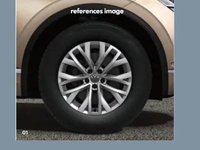 AS rims collection 9 - VW Cascade Low-poly 3D model