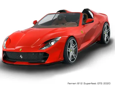 Ferrari 812 Superfast GTS 3D model
