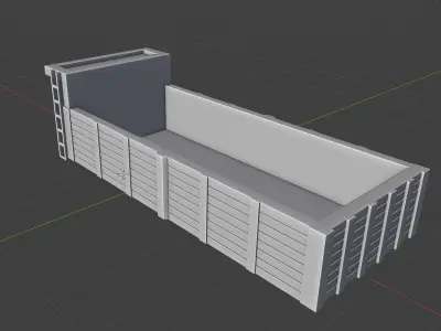 MAN Nosed Truck Static Rock Trailer for 3D Print 3D print model