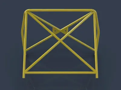 Roll cage V3 -half cage 3D model