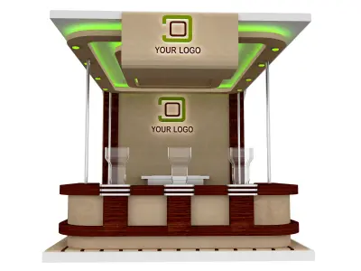 Booth Exhibition Stand a524 3D model