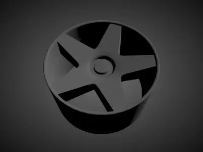 VOSSEN VPS-318 scalable and printable rims 3D print model