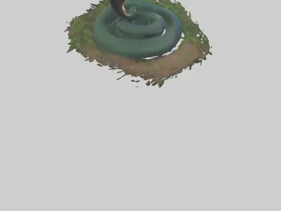 Forest Cobra hiding model 3D model