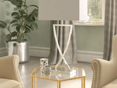 Omega Table Lamp - 2 Colour 3D model