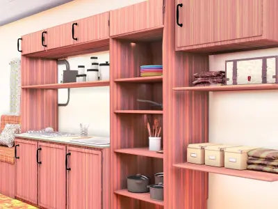 US Caravan 70s  3D model