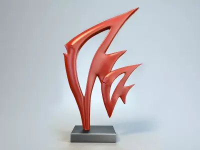 Fish figurine 3D model