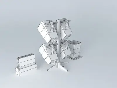 ASSORTED BAMBOO ITEMS 2 Free 3D model