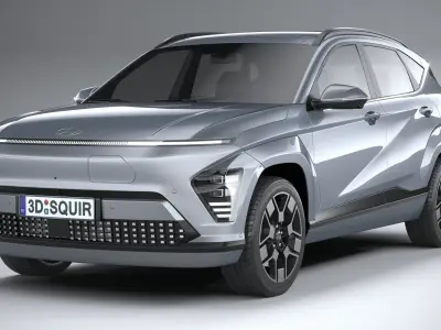 Hyundai Kona Electric 2024 3D model