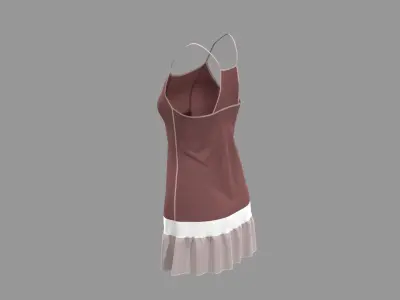 Tennis Dress 3D model