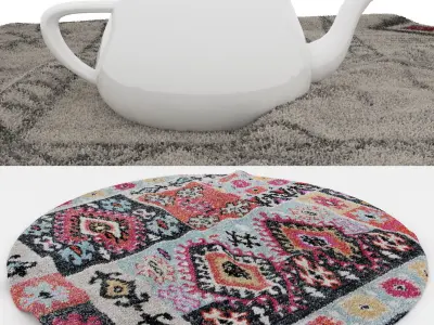 Rugs No 18 Low-poly 3D model