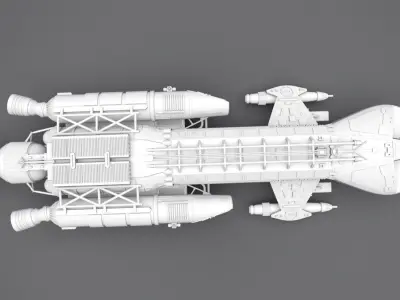 1999 Space Hawk Scale model   3D print model