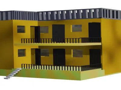 apartment house Free 3D model purchase