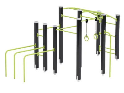 Lappset Street workout 3D model