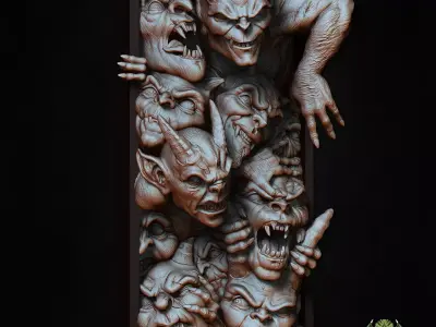 hells angels book 3D print model