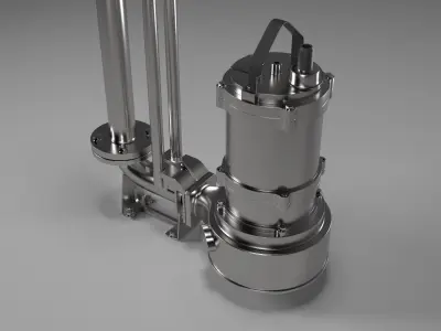Sewage Pump 3D model
