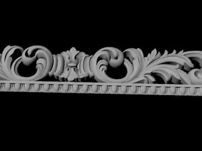 mirror ornate frame 3D model purchase