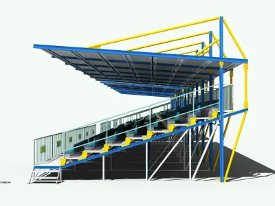 Sport Seating Tribune 3D model
