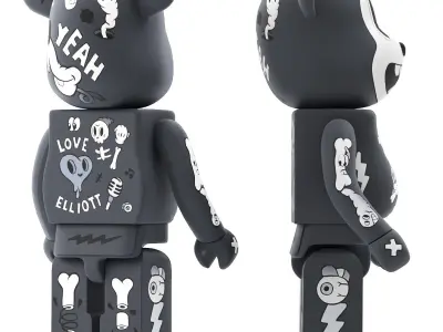 bearbrick cote escriva 3D model
