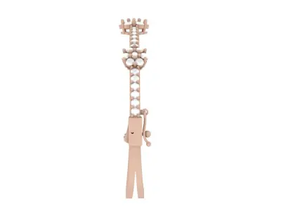 Bracelet 0041 - Flower - Bangle - size 2 3D print model