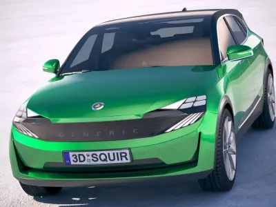 Generic Electric SUV Crossover 2018 3D model