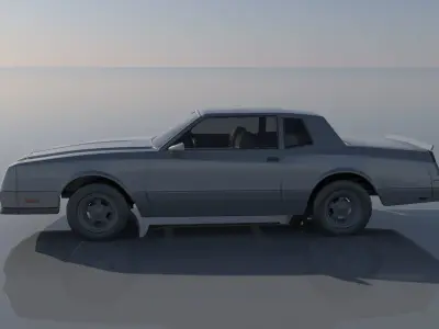 Chevrolet Monte Carlo SS 1987 3D print model