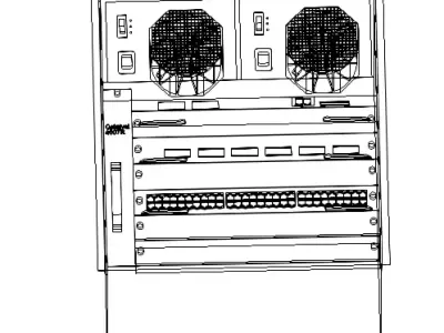 CISCO CATALYST 4507R 3D model