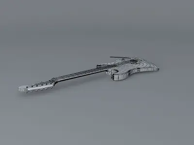 Charvel Eddie Ojeda model Free 3D model