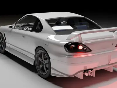 NIssan silvia s15 3D model