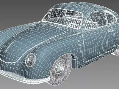 Porsche 356 3D model from CGTrader