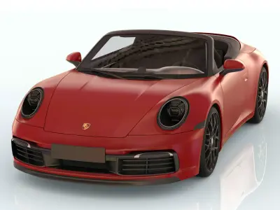 Porsche 911 GT3 992 3D Model 3D model